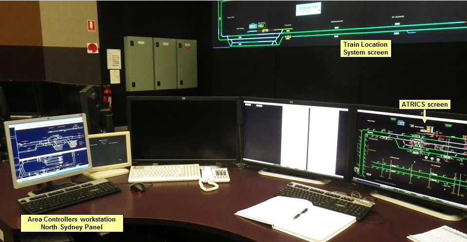 Figure 7: Homebush signal complex – North Sydney control panel